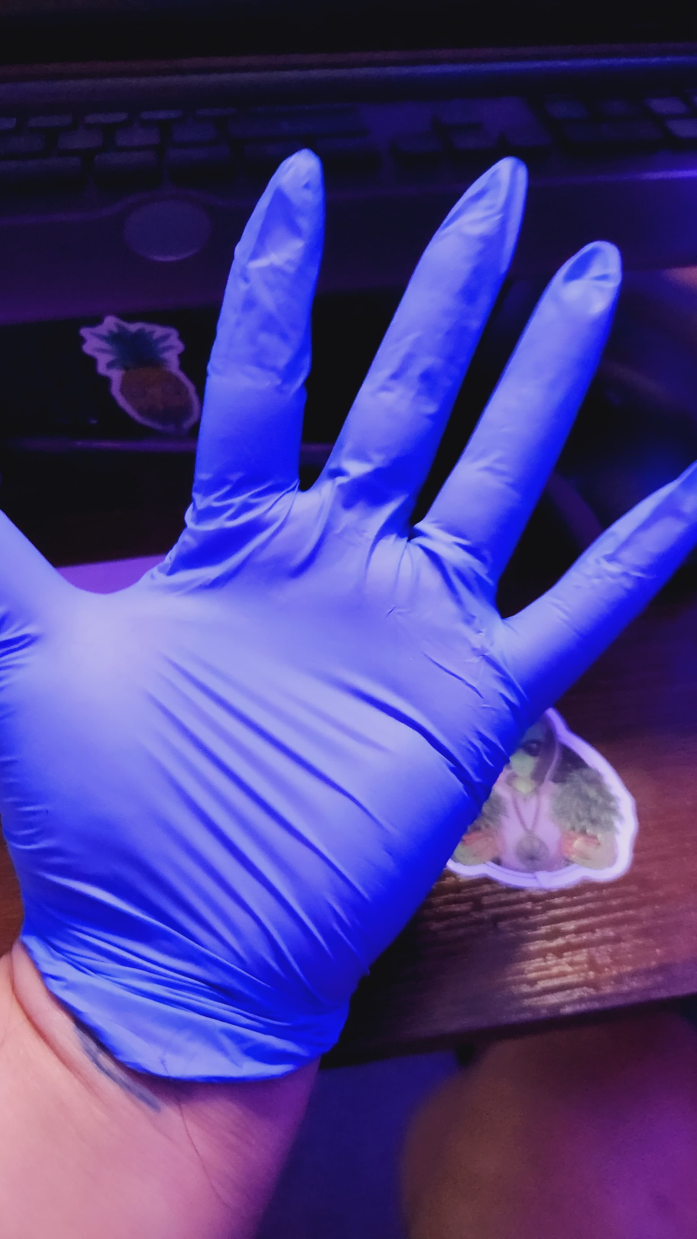 Used Rubber Medical Gloves - Image 1