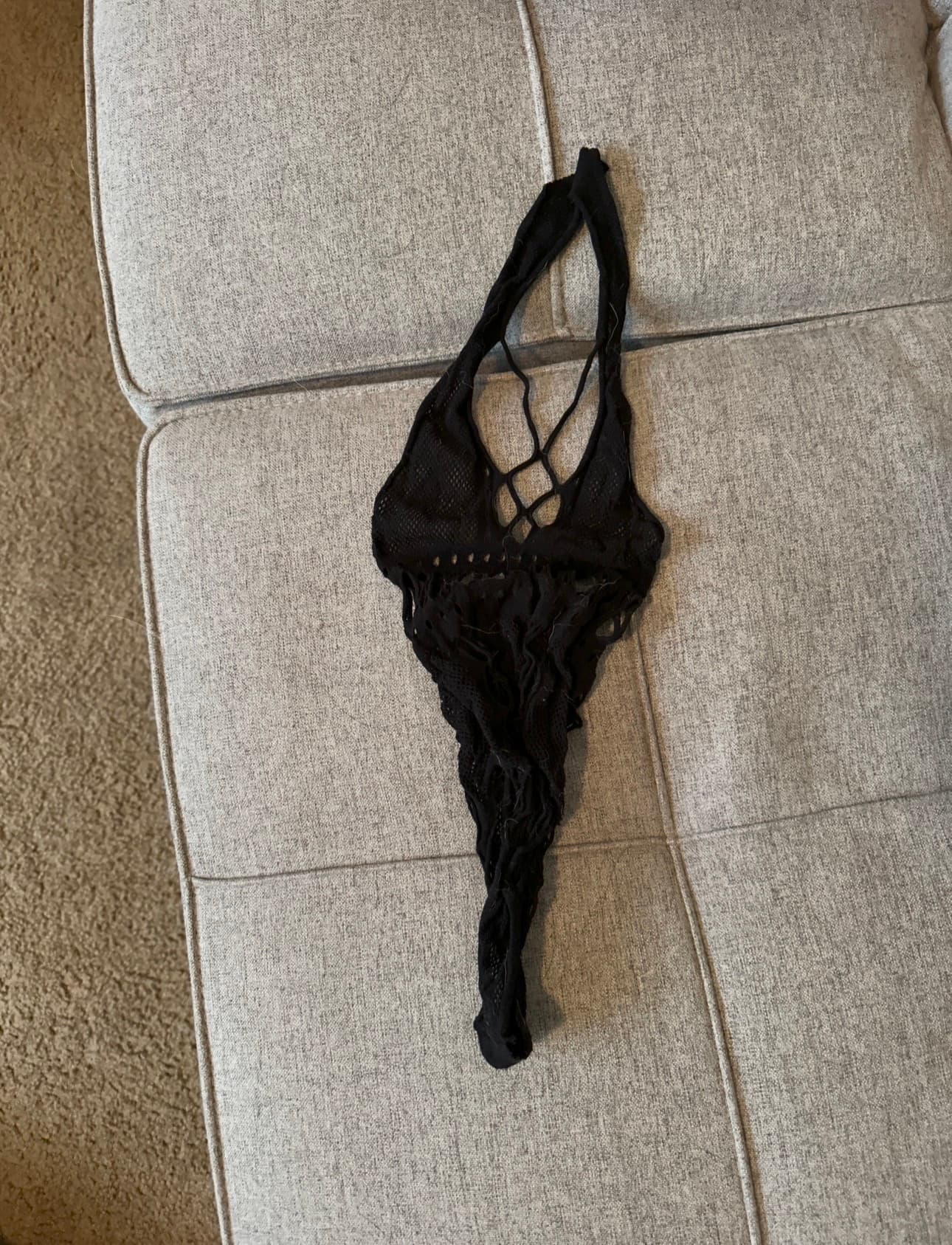 Stretchy Black Bodysuit - Image 2
