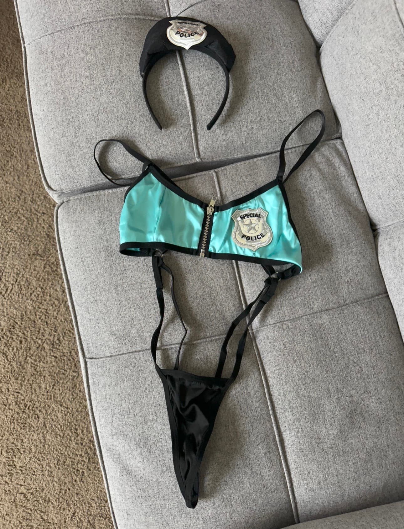 Strappy Police Officer Lingerie - Image 2