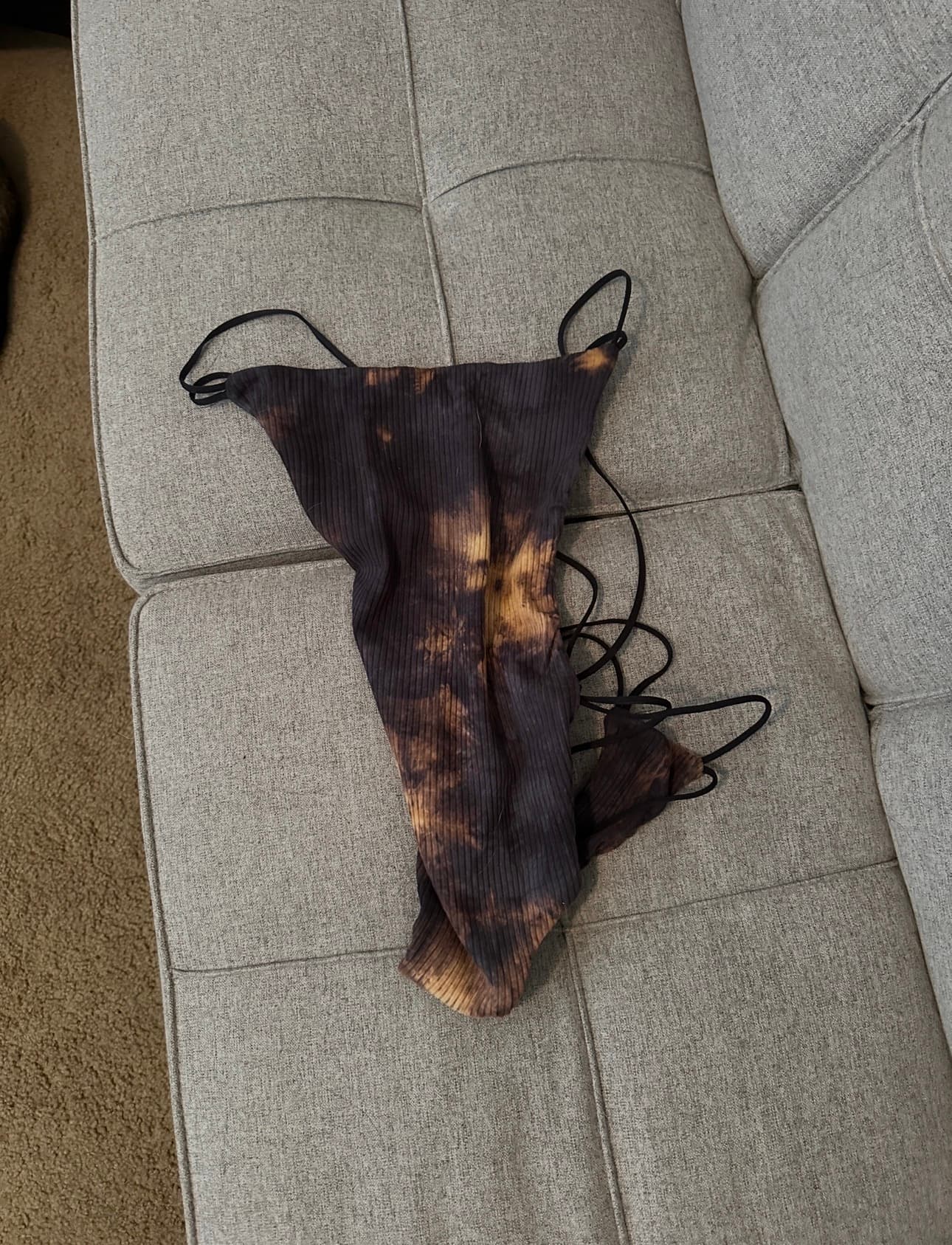 Tye-Dye Strappy Bodysuit - Image 3