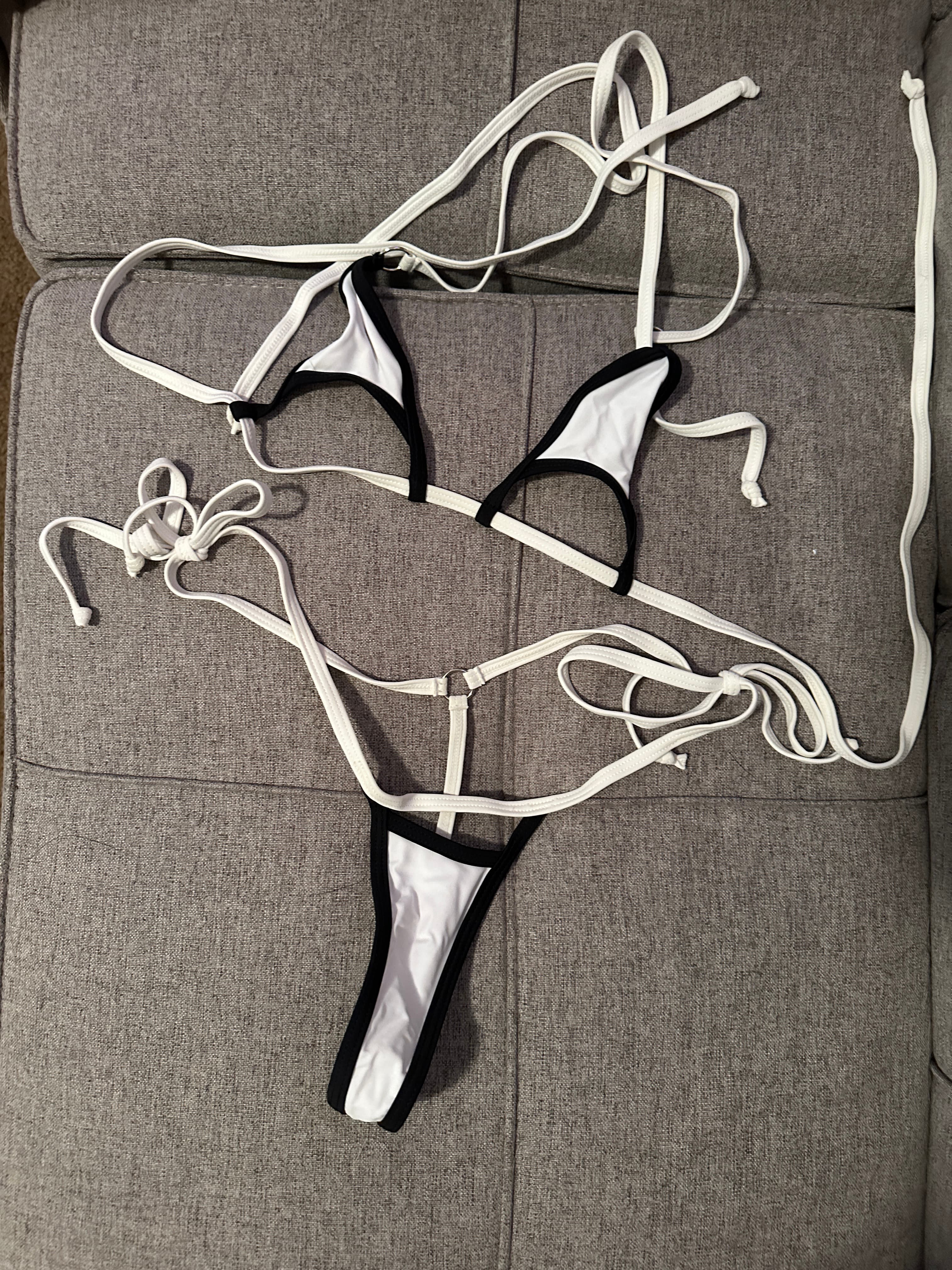 Black and White Microbikini - Image 2