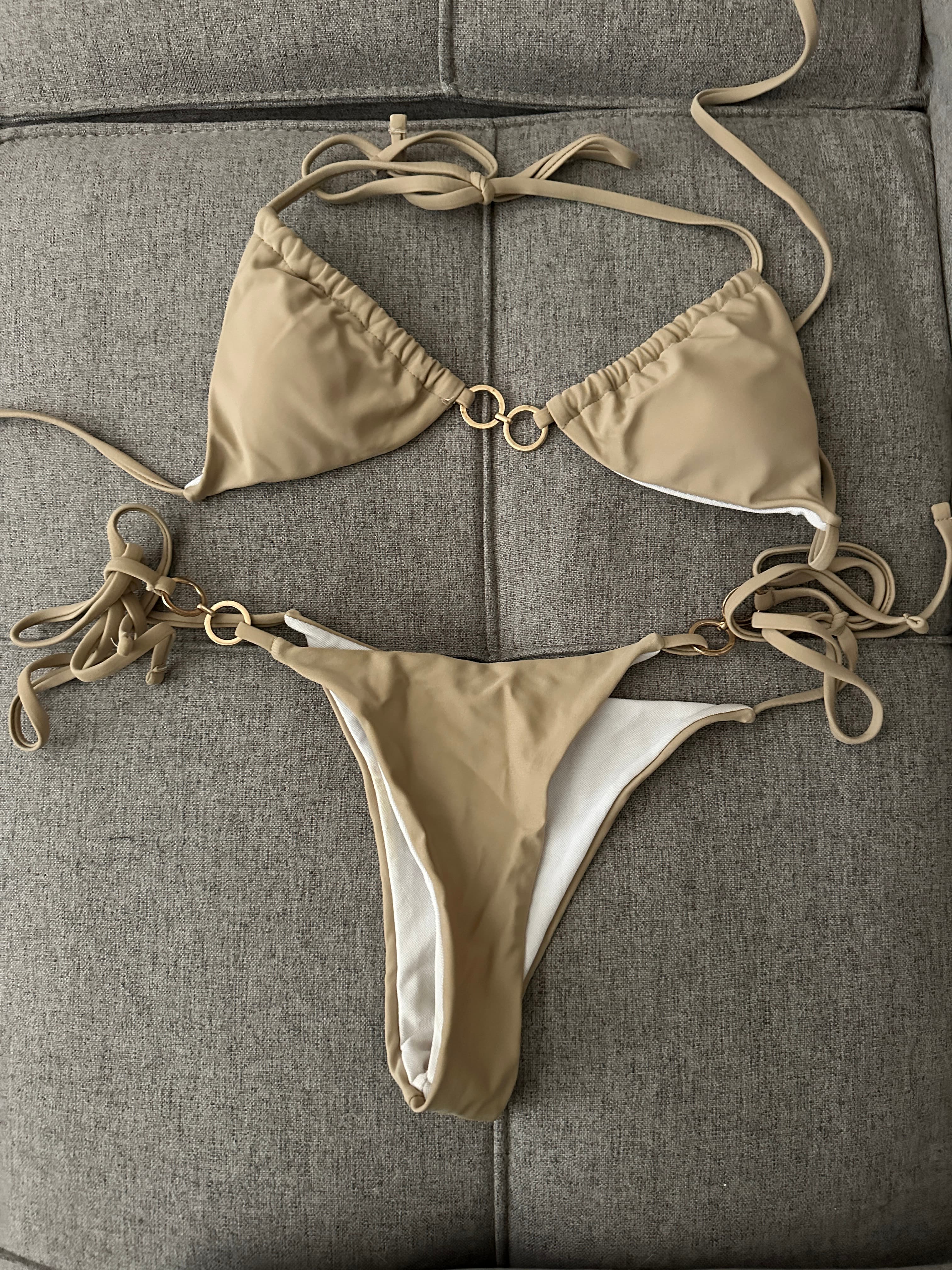 Tan Swimsuit - Image 2