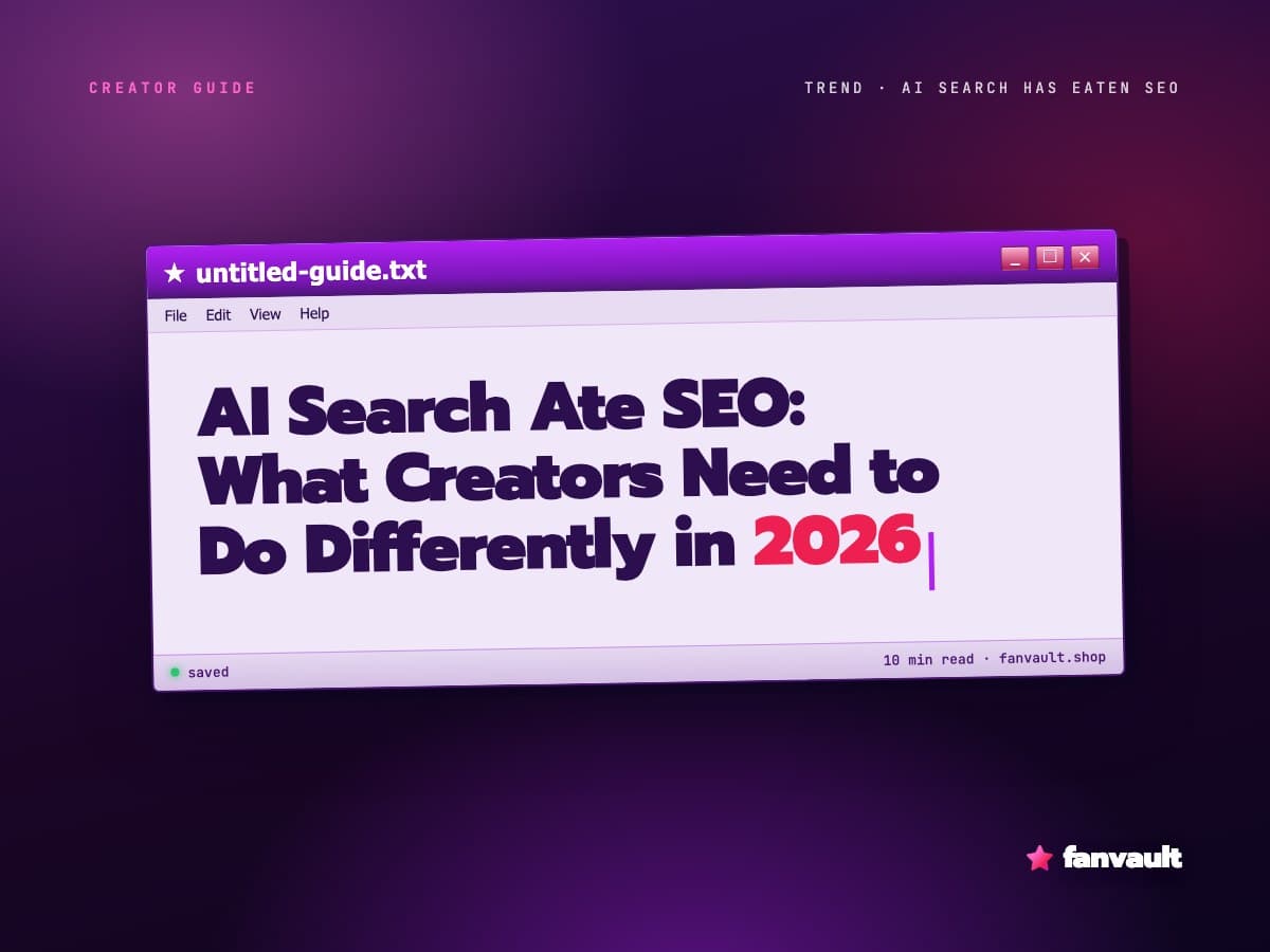 AI Search Ate SEO: What Creators Need to Do Differently in 2026