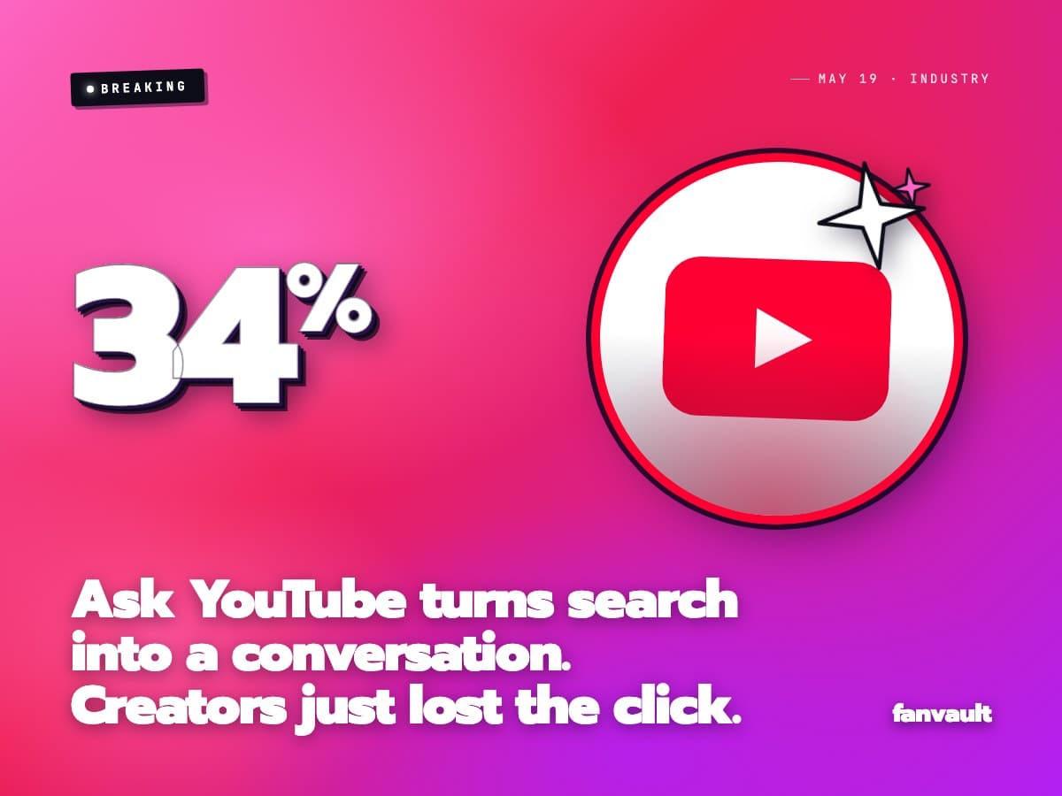 Ask YouTube turns search into a conversation. Creators just lost the click.