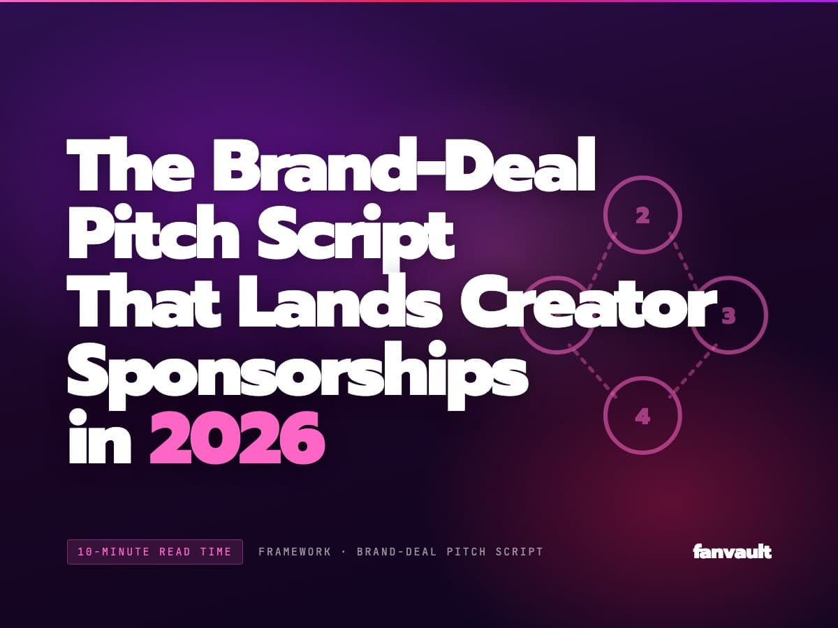 The Brand-Deal Pitch Script That Lands Creator Sponsorships in 2026