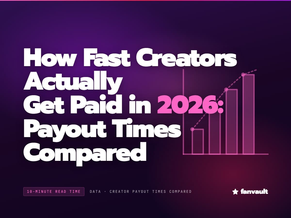 How Fast Creators Actually Get Paid in 2026: Payout Times Compared