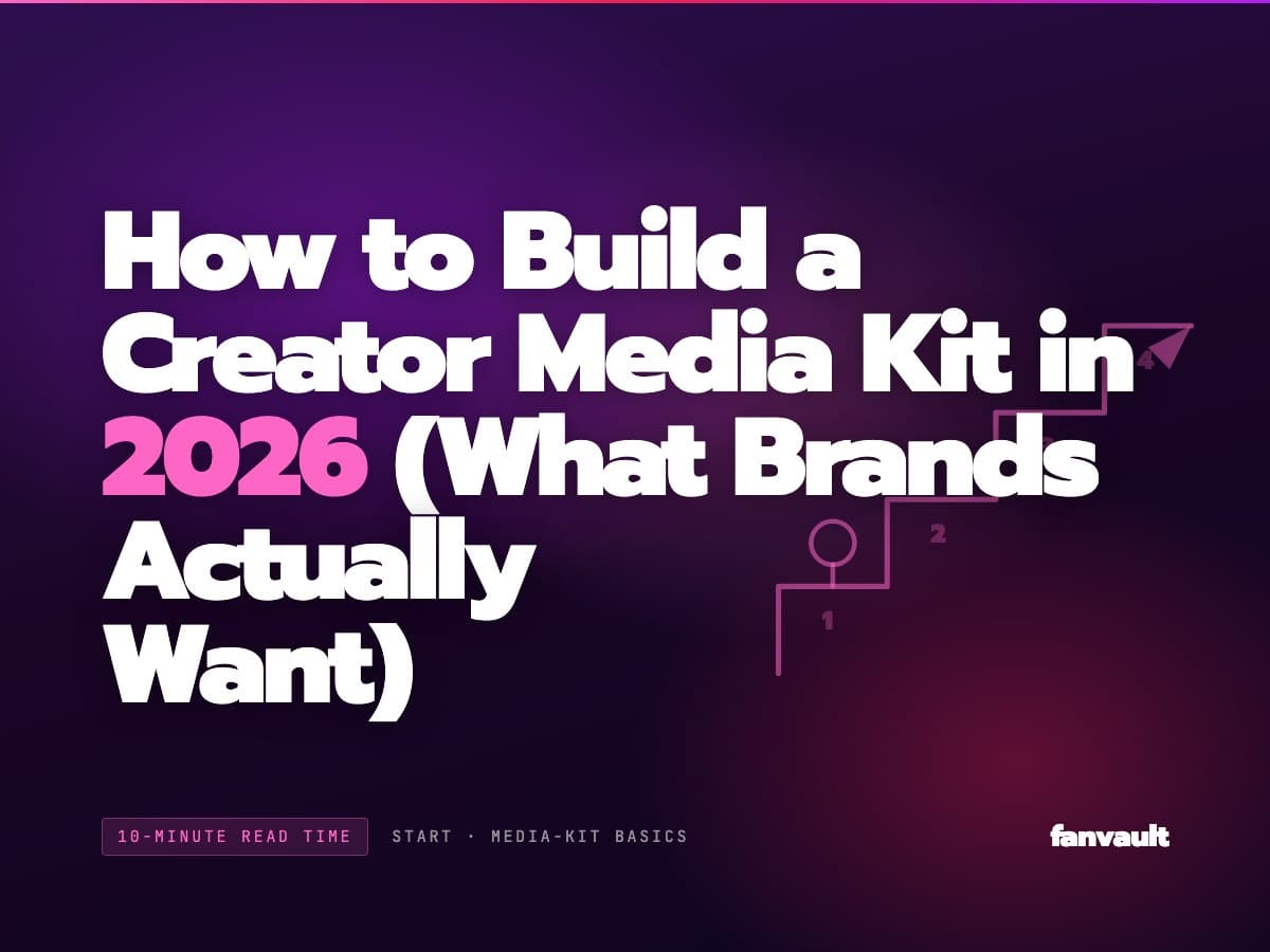 How to Build a Creator Media Kit in 2026 (What Brands Actually Want)