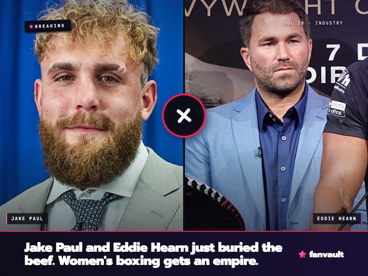 Jake Paul and Eddie Hearn just buried the beef. Women's boxing gets an empire.