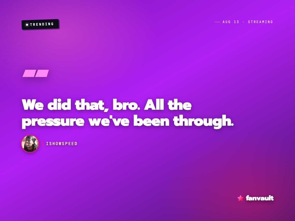 Kai Cenat and iShowSpeed just wrapped 121 hours of Minecraft. 30 million watch hours.