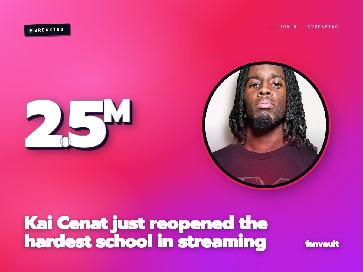 Kai Cenat just reopened the hardest school in streaming