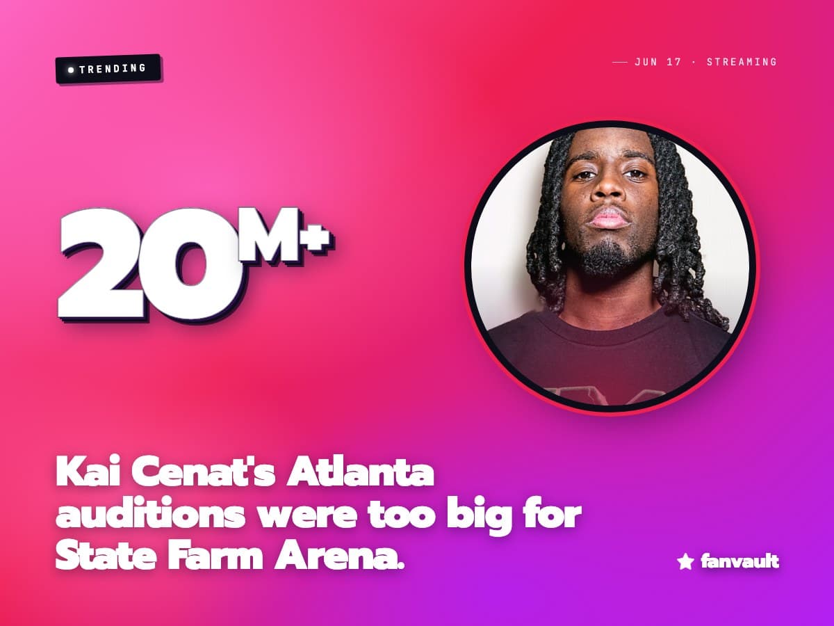 Kai Cenat's Atlanta auditions were too big for State Farm Arena.