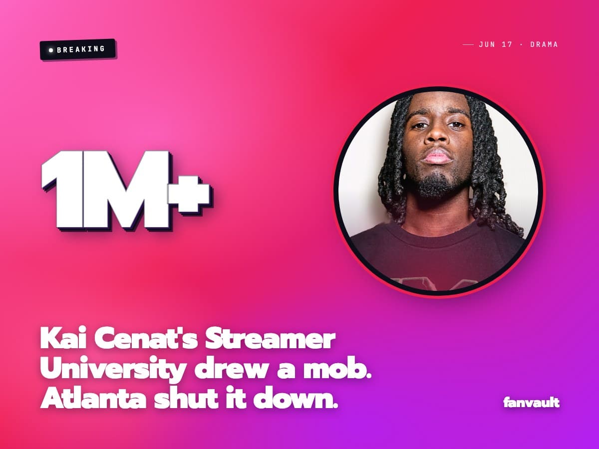 Kai Cenat's Streamer University drew a mob. Atlanta shut it down.