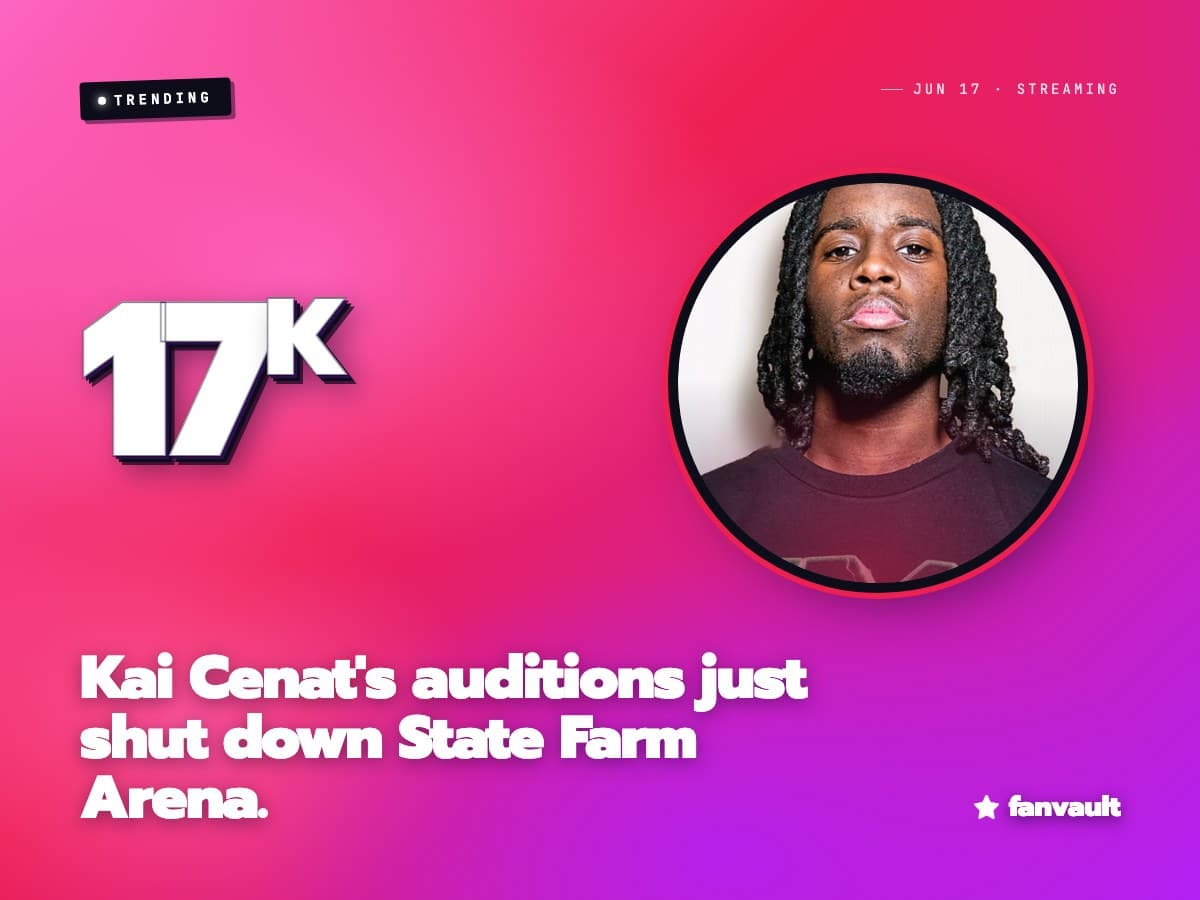Kai Cenat's auditions just shut down State Farm Arena.