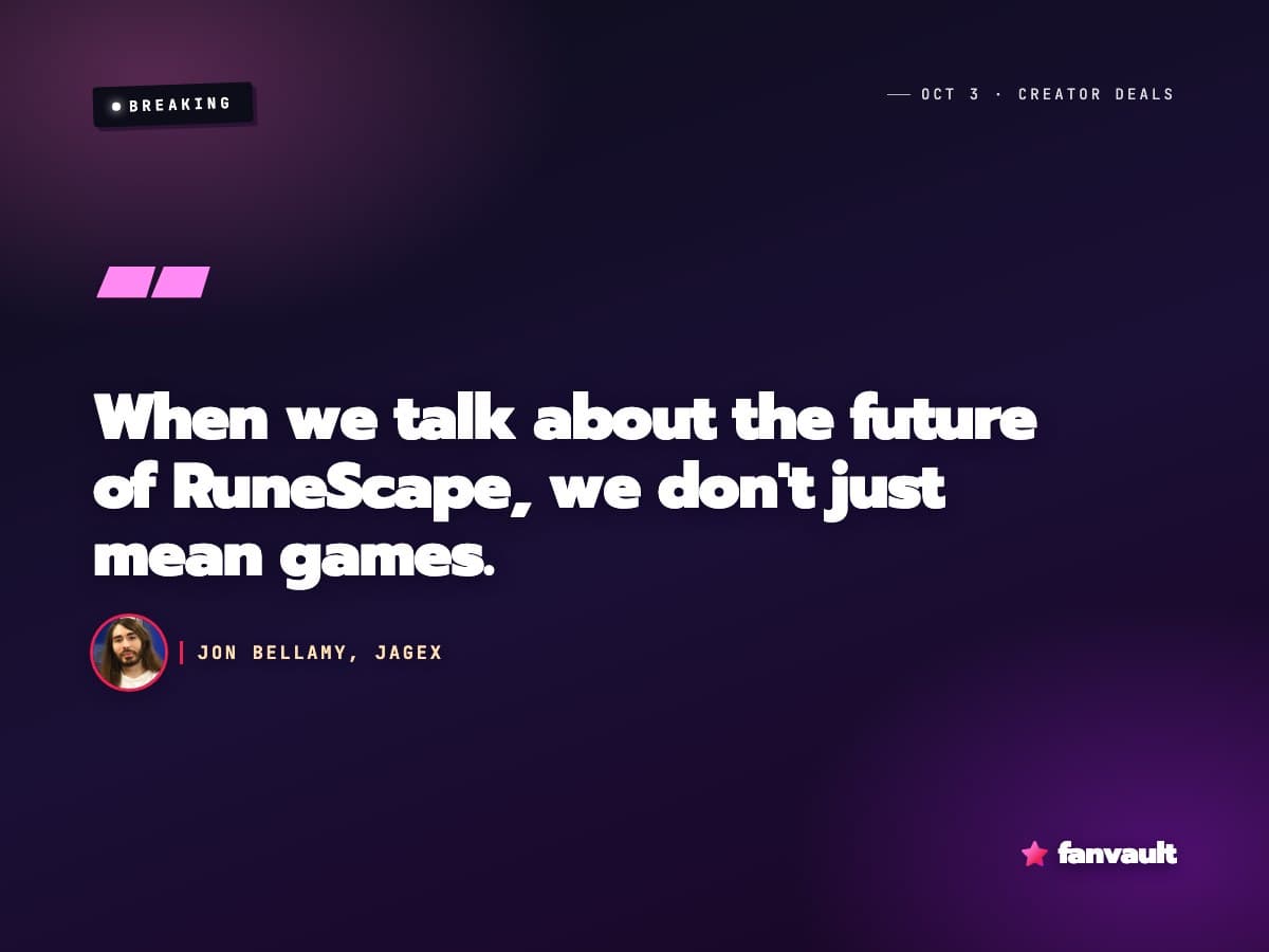 MoistCr1TiKaL just landed a RuneScape cartoon. His studio is producing it.